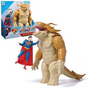 DC Comics Superman vs. Kaiju Slime Battle Action Figures set